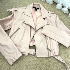 Faux leather jacket. Condition excellent.